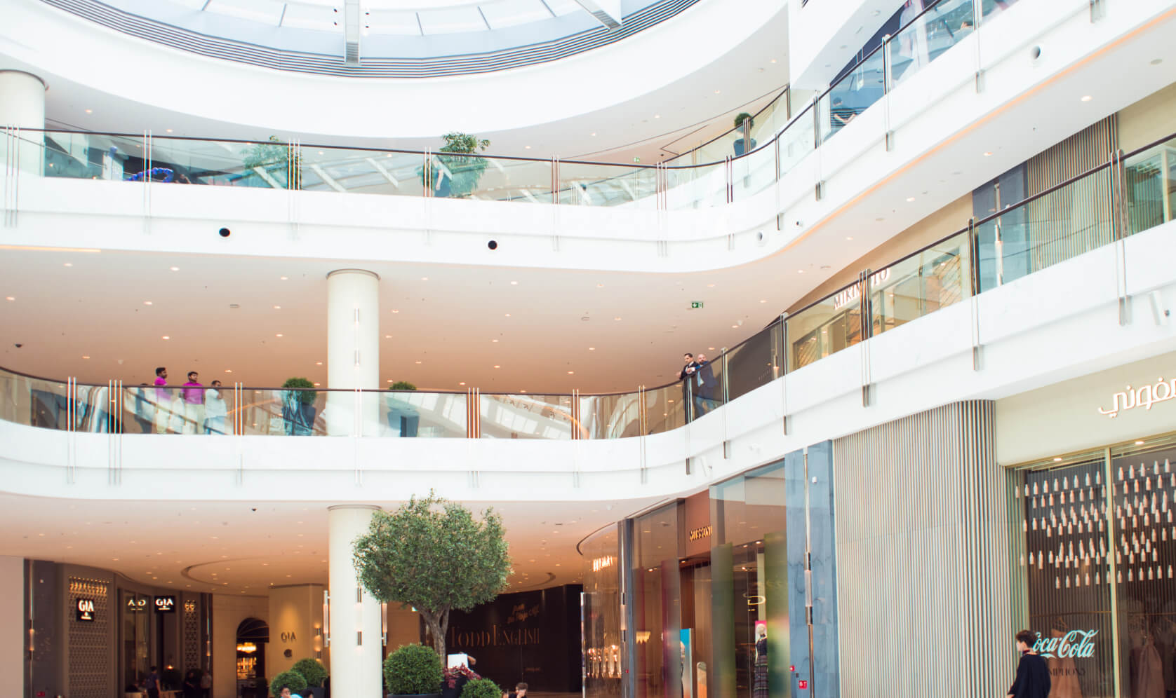 Indoor drone security malls & retail